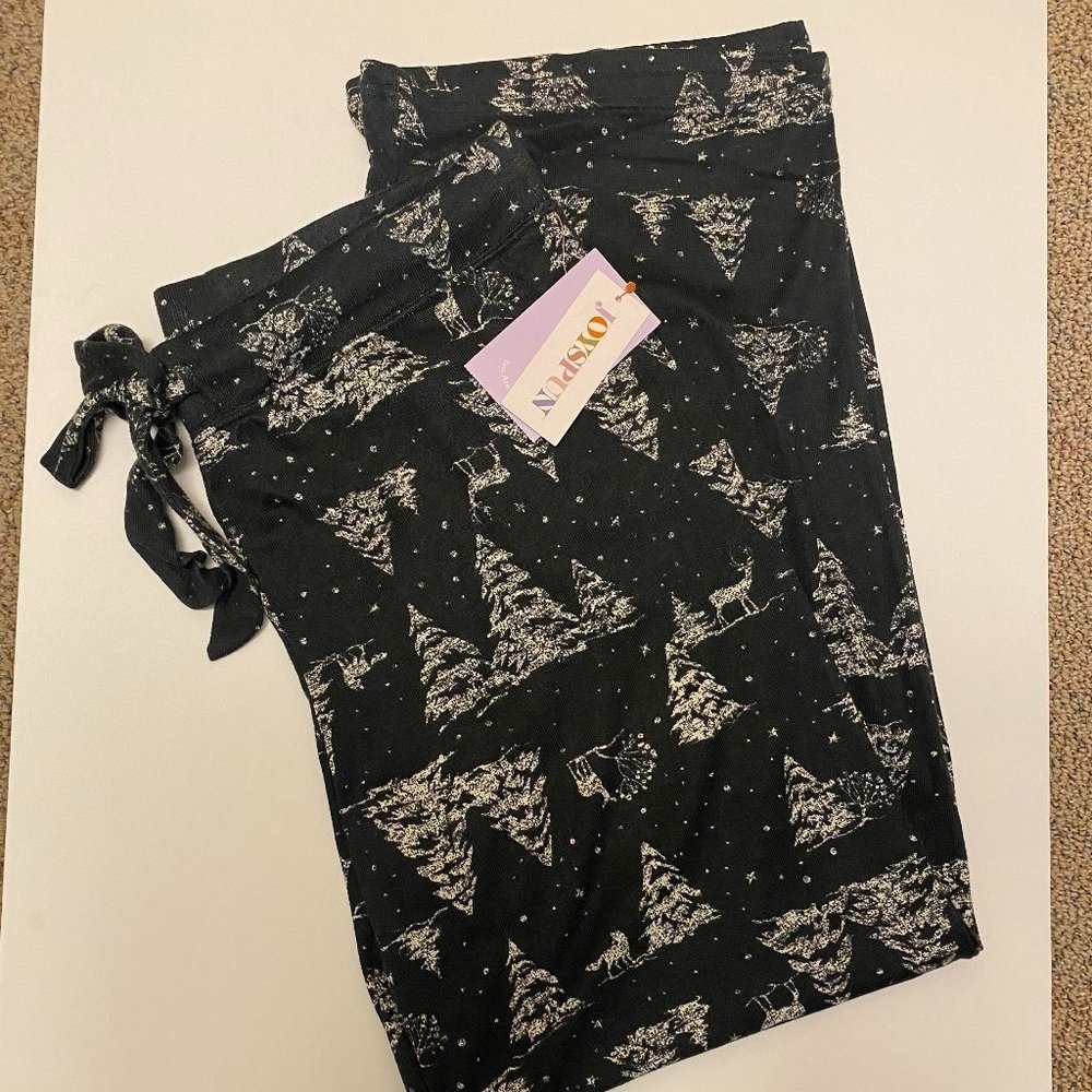 NWT Joyspun buttery soft pajama pants Christmas Print size S - Picture 2 of 3